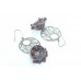 Jhumki Earrings Silver 925 Sterling Dangle Drop Women Onyx Stone Handmade B634